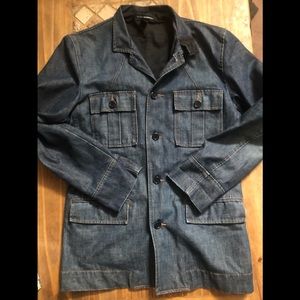 Club Monaco Denim Chore Coat
